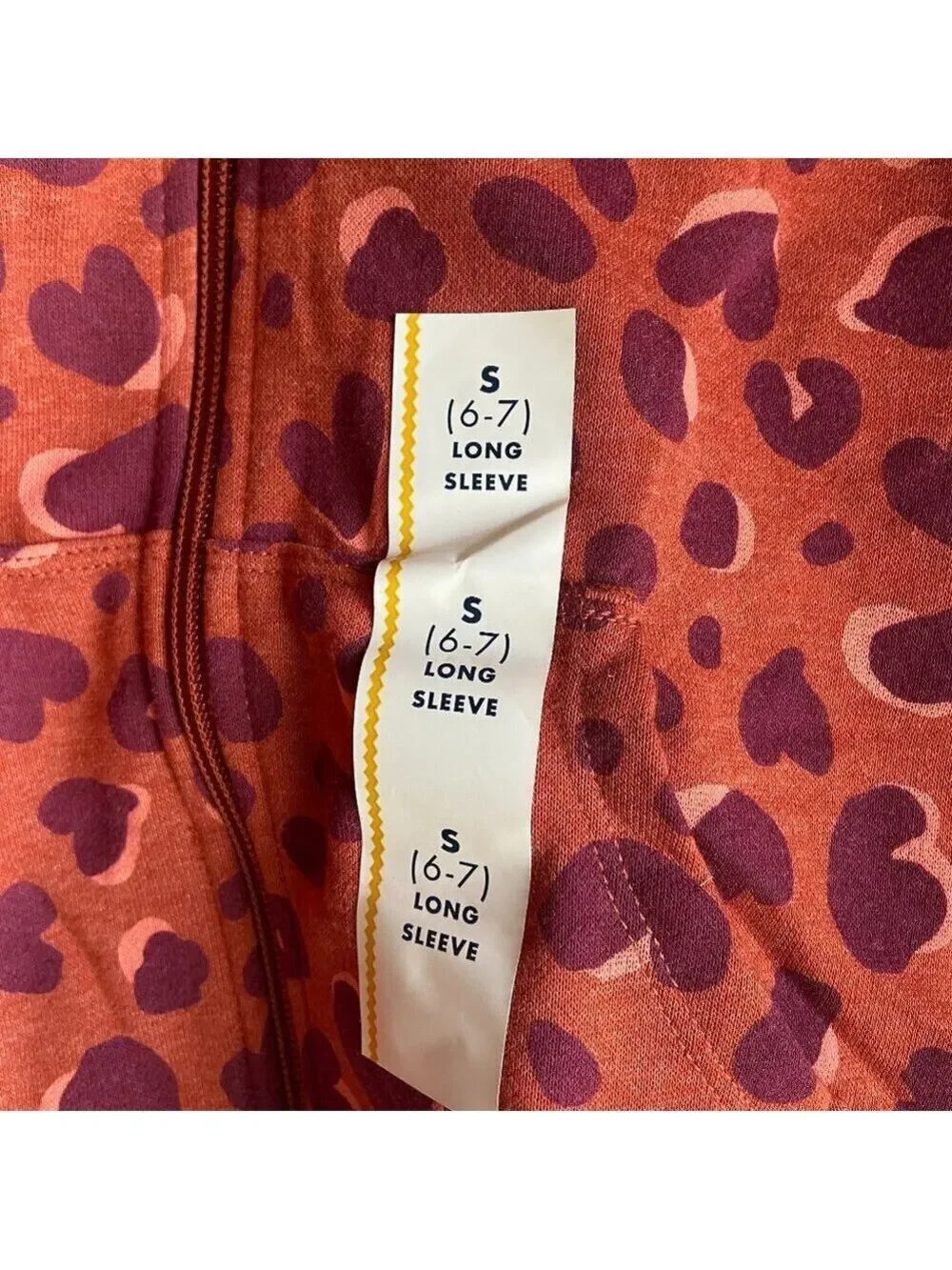 Cat and Jack  Leopard Print Zippered Hoodie Jacket